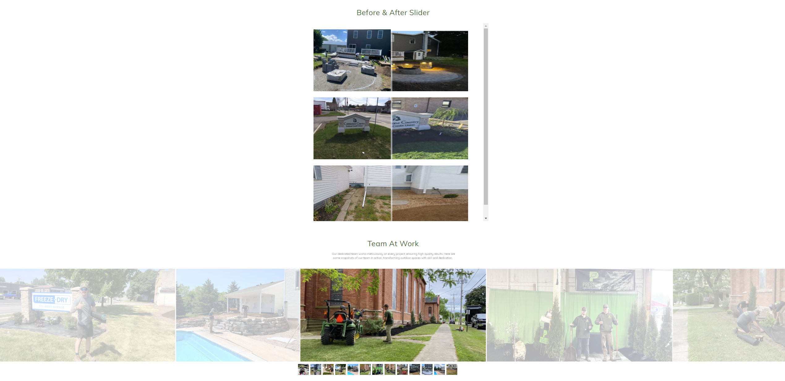 Prestons Landscaping Portfolio