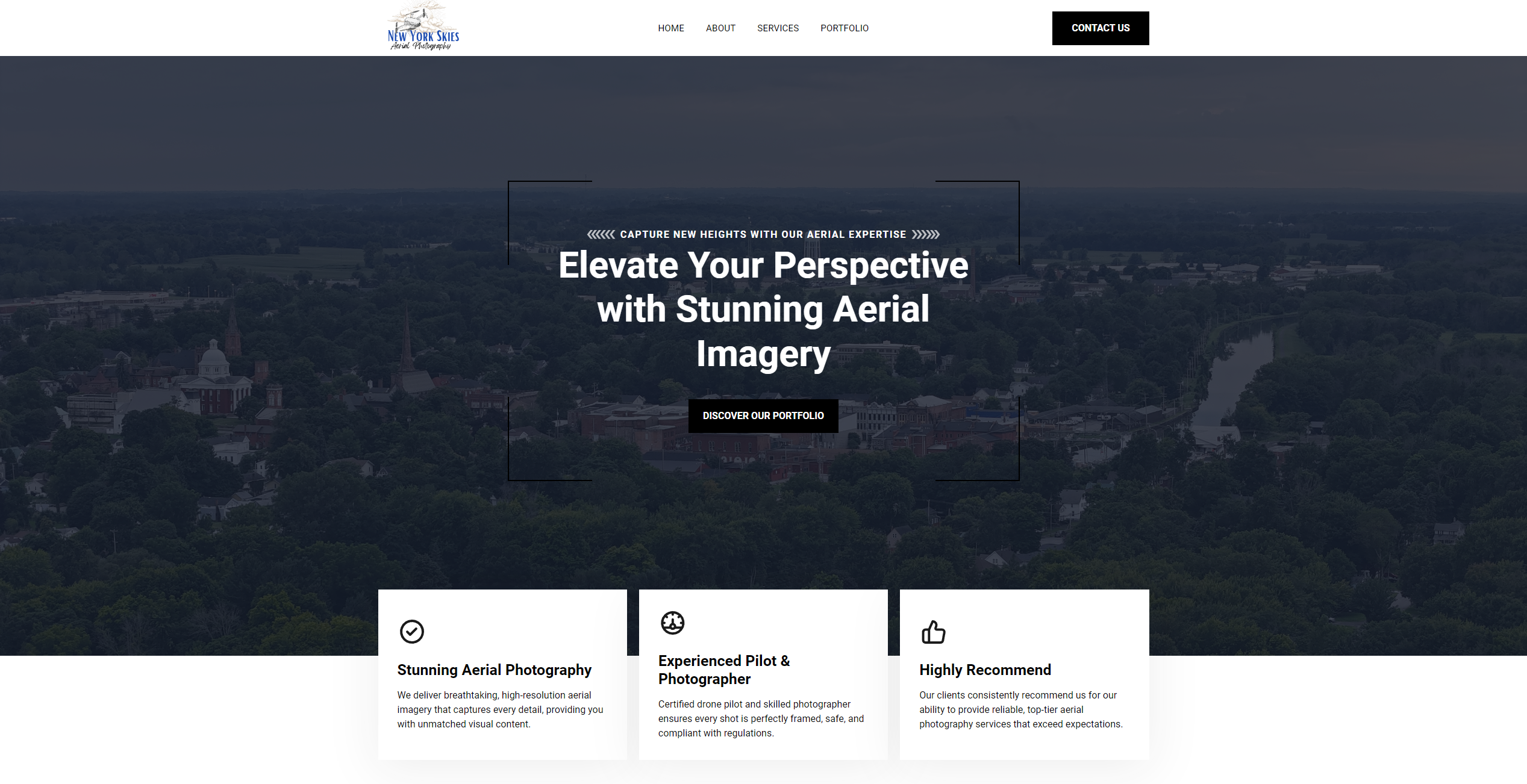 drone template site